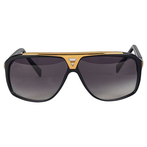 louis vuitton sunglasses black evidence|Louis Vuitton evidence sunglasses size.